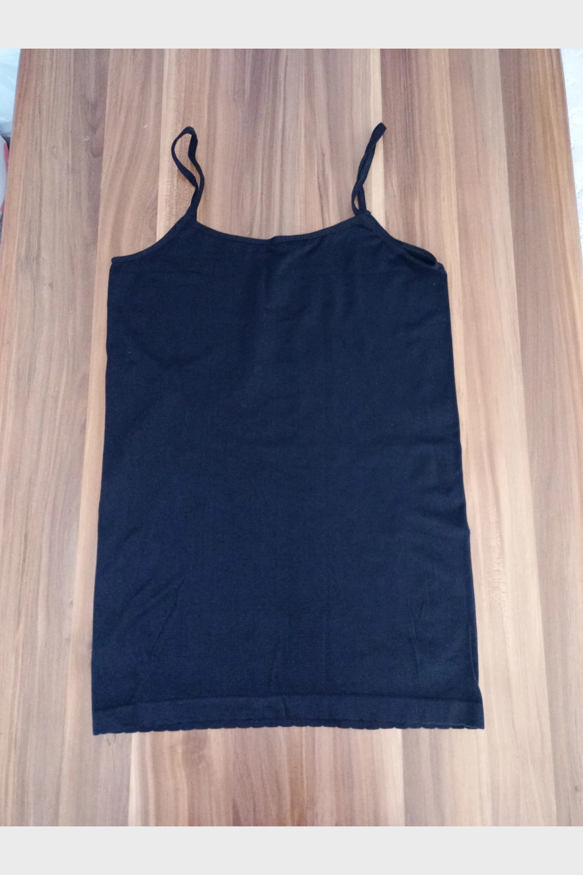 İp Askılı Atlet Siyah