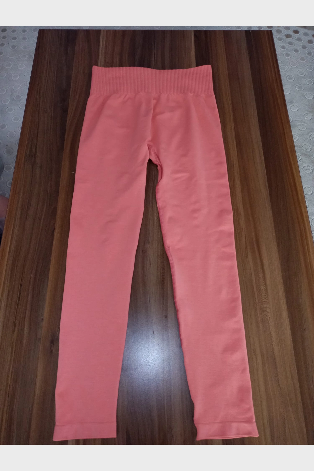 Toparlayıcı Yüksek Bel Tayt Pembe