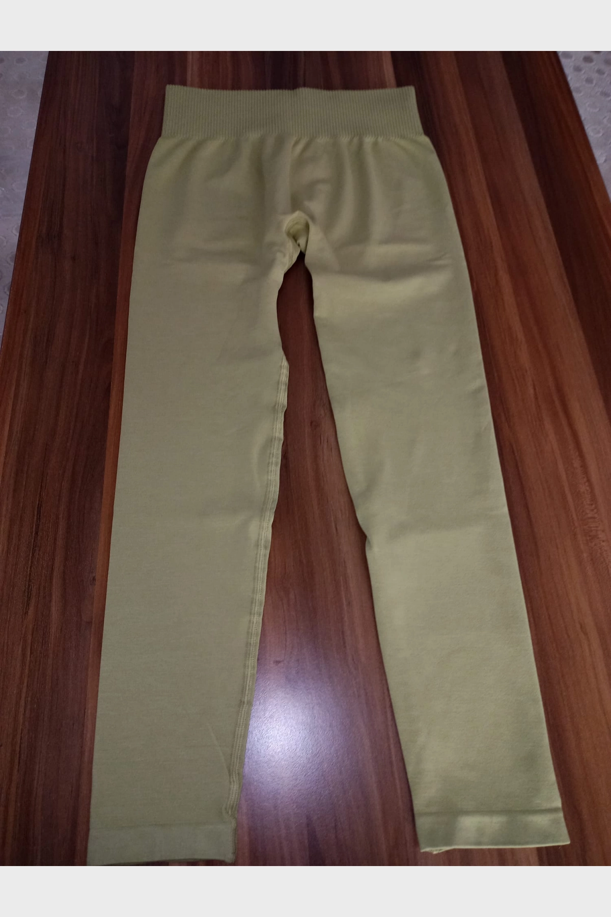 Toparlayıcı Yüksek Bel Tayt Yeşil